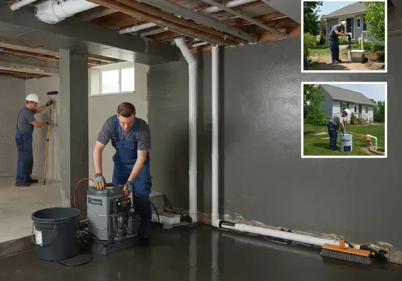 Basement Waterproofing and Flood Prevention process in Roodhouse, IL